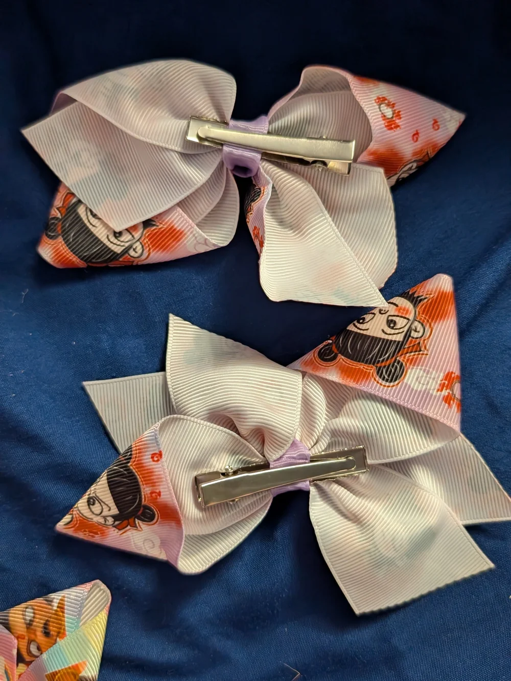 New Set of 2 Ne Zha Hair Bows